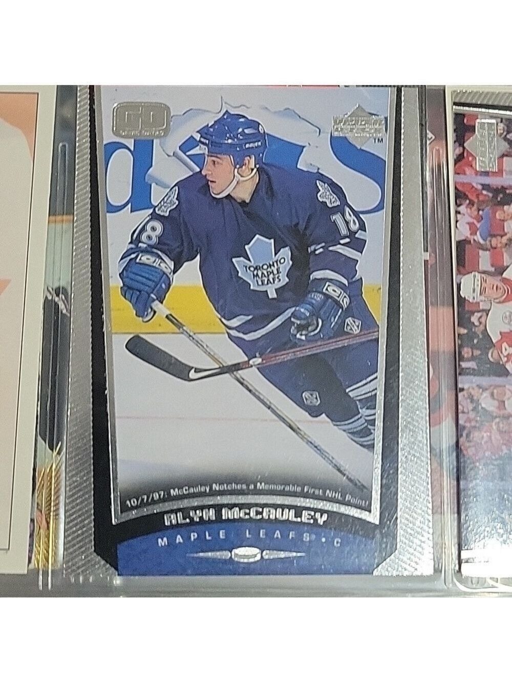 Alyn McCauley Hockey Card Toronto Maple Leafs